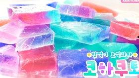 吃琥珀糖视频,一场视觉与味觉的双重盛宴